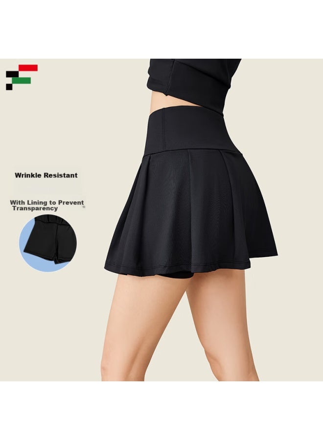 Fandimu Sports Skort For Women, Breathable, Anti-exposure, Fake Two-piece, With Lining, Outdoor Badminton Tennis Skort - Image 1
