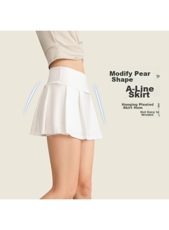 Fandimu Sports Skort For Women, Breathable, Anti-exposure, Fake Two-piece, With Lining, Outdoor Badminton Tennis Skort - Image 2