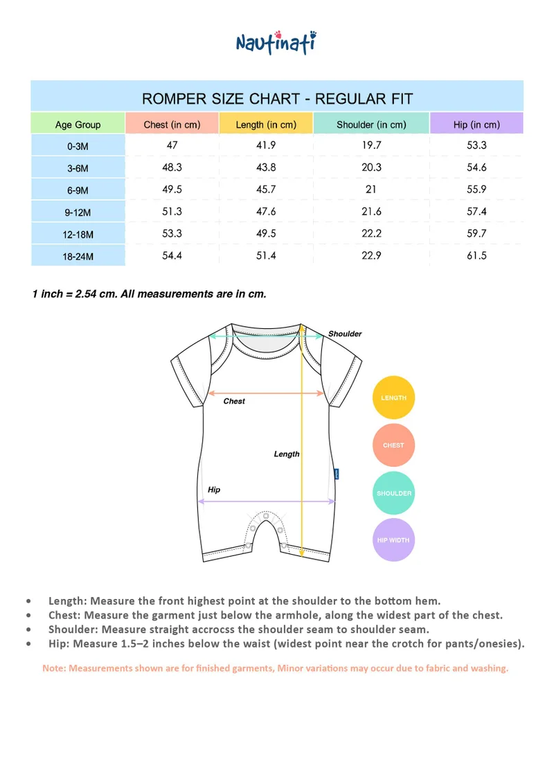 Nautinati  Nautinati Baby Girls 100% Cotton Pack of 2 Dinosaur Print Rompers with Easy Snap Opening for Women | Best Price UAE