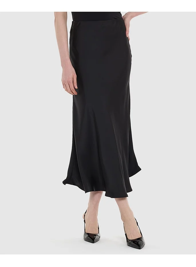 BCBG Satin Midi Skirt
