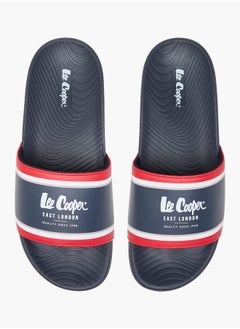 Men's Logo Print Slip-On Slides