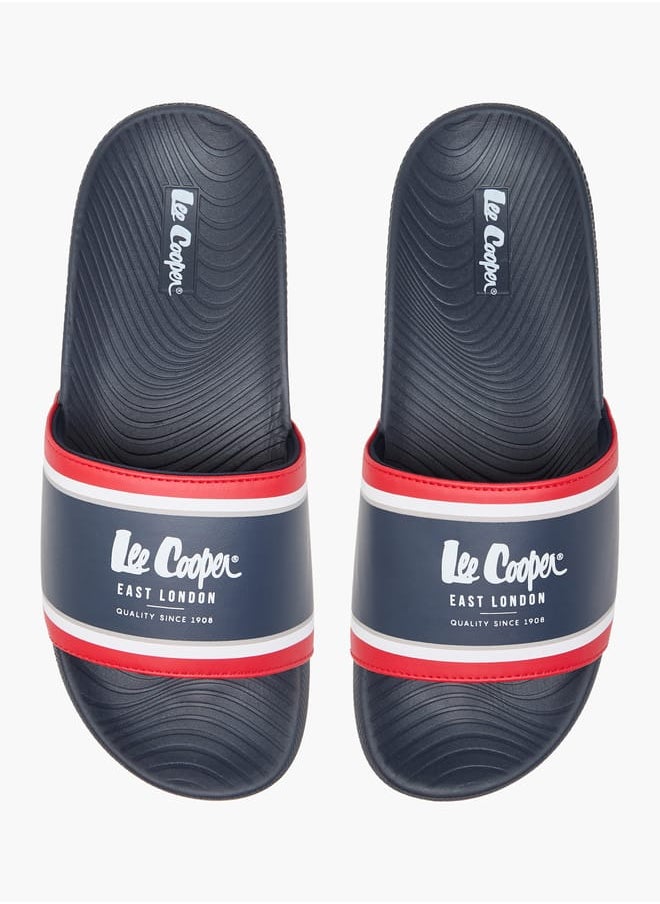 Lee Cooper - Men's Logo Print Slip-On Slides - Image 1
