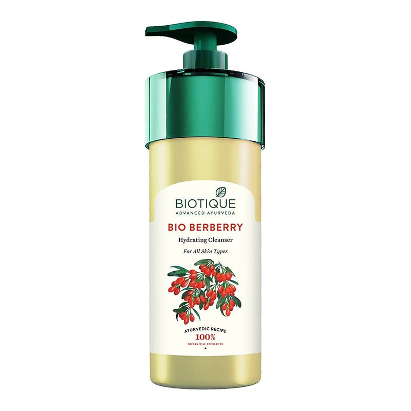 Biotique Bio Berberry Hydrating Cleanser 800ml I All Skin Type I Leaves skin feeling soft and smooth