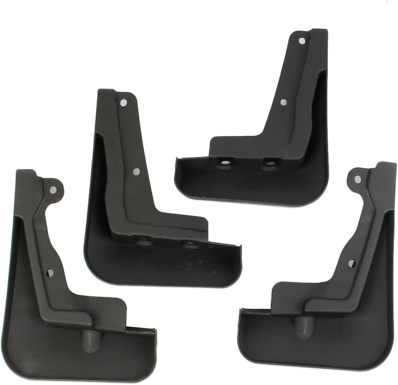 Fewshaw Black Car Mud Flaps Mudguard Fender Accessories for KIA EV6 2022+ (Model 2, Only Fit GT-Line) - Image 5