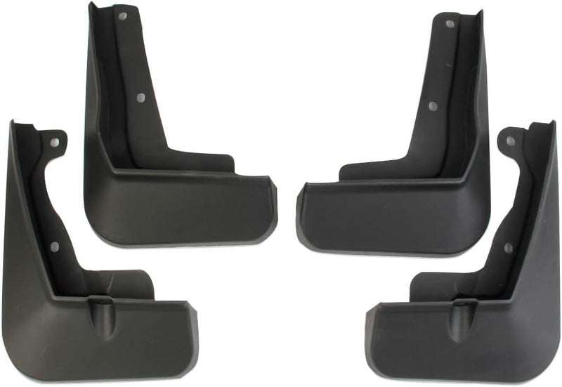 Fewshaw Black Car Mud Flaps Mudguard Fender Accessories for KIA EV6 2022+ (Model 2, Only Fit GT-Line) - Image 2