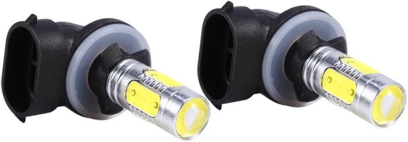 كلاراكو مصابيح ضباب LED من كلاركو، 2 × سيارة شاحنة 5 مصابيح LED COB 7.5 واط 6500 كلفن مصابيح ضباب بيضاء DRL لموديلات 881، 862، 886، 894، 896، 898، H27W/2 - Image 2