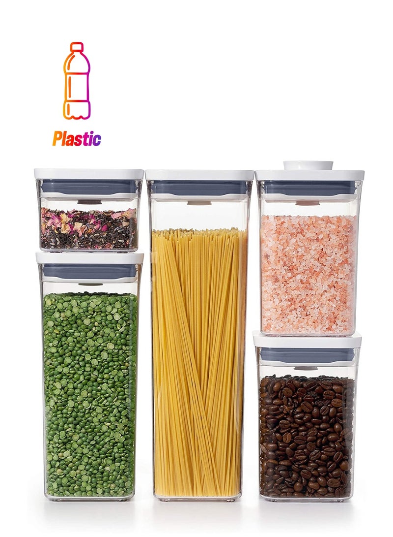 Oxo 1.98 Liter 1.41 Liter and 850Ml 283Ml Pop Container Set Of 5 - Image 1