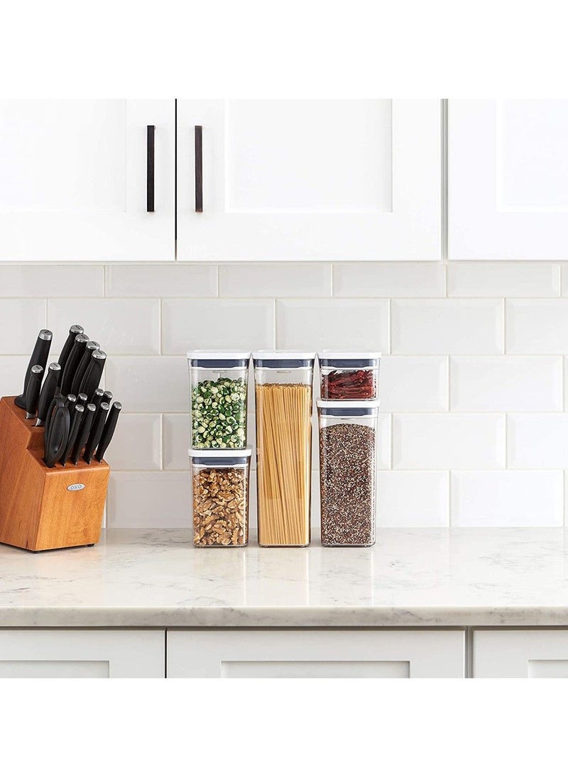 Oxo 1.98 Liter 1.41 Liter and 850Ml 283Ml Pop Container Set Of 5 - Image 2