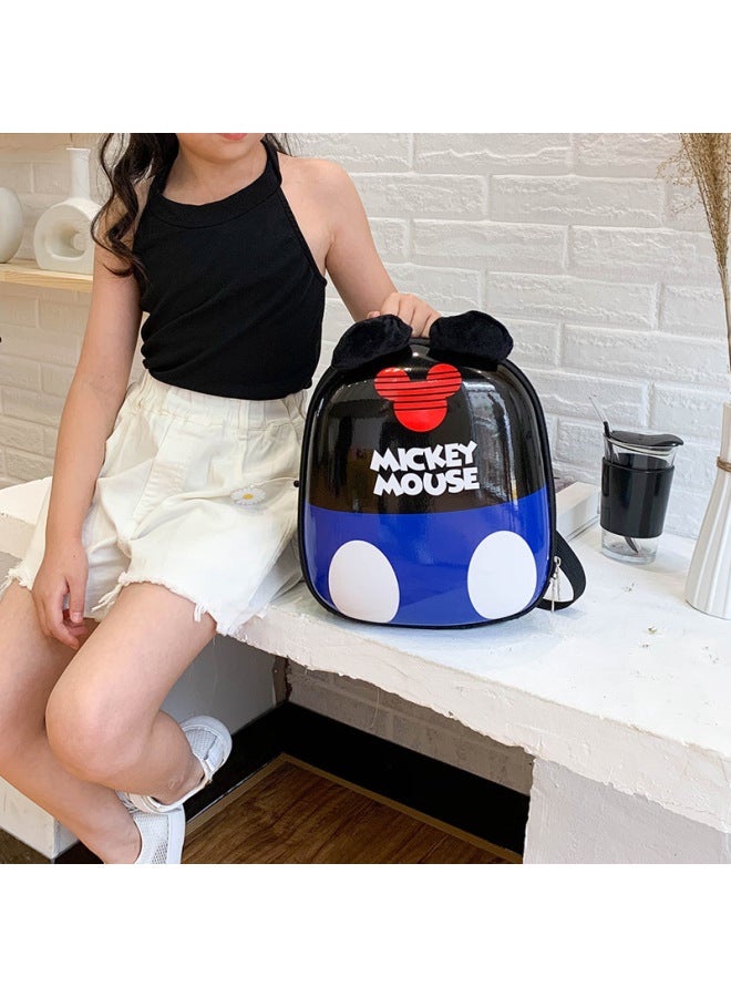 Hard Shell Kindergarten Schoolbag Children's Baby Bag 1-3-6 Years Old Boys And Girls Mickey Minnie Eggshell Backpack 2-Color:MN Pink  - Image 4