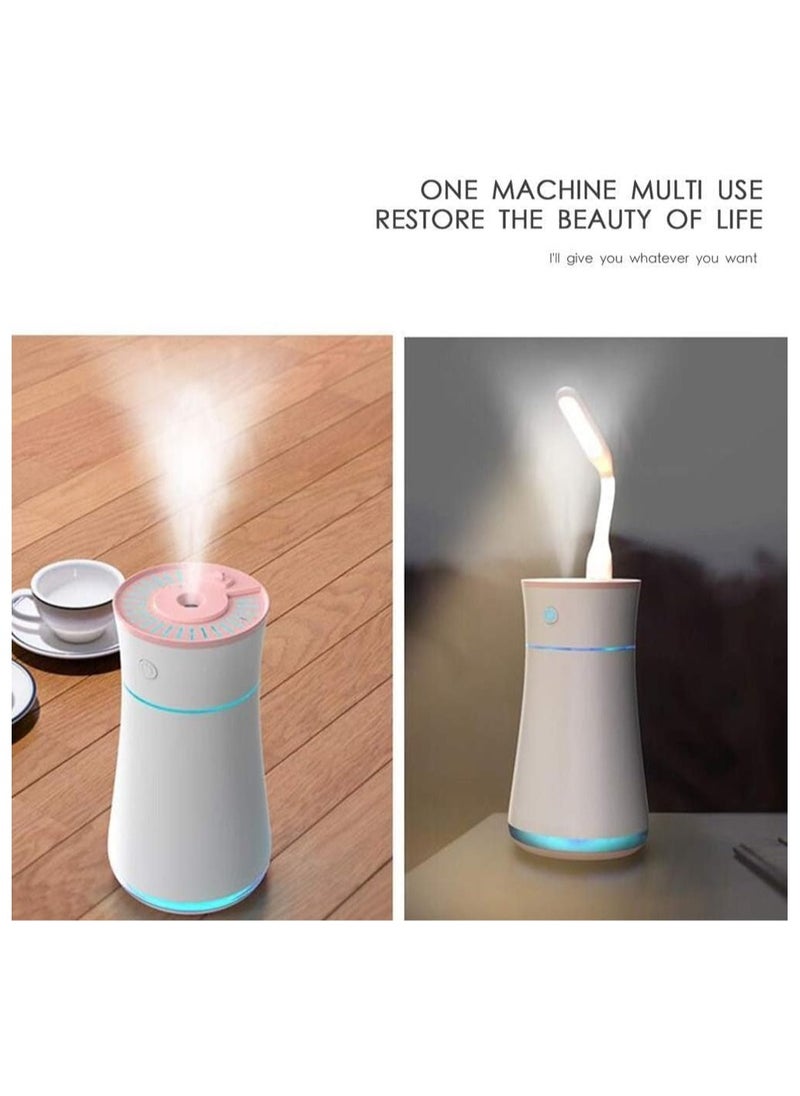NEX Portable Aroma Oil Diffuser & Water Air Humidifier 300ml with LED Night Light, Warm Mist & Aromatherapy - Perfect for Car, Office, & Home Use  - Image 4