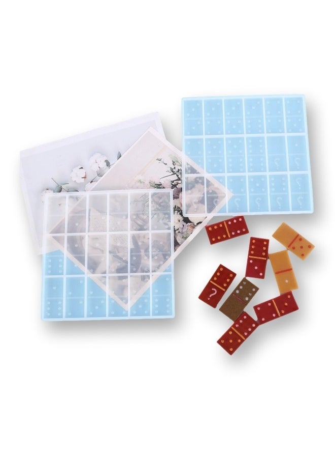 Graffiti Resin DIY Domino Molds for Silicone Domino Game  - Image 1