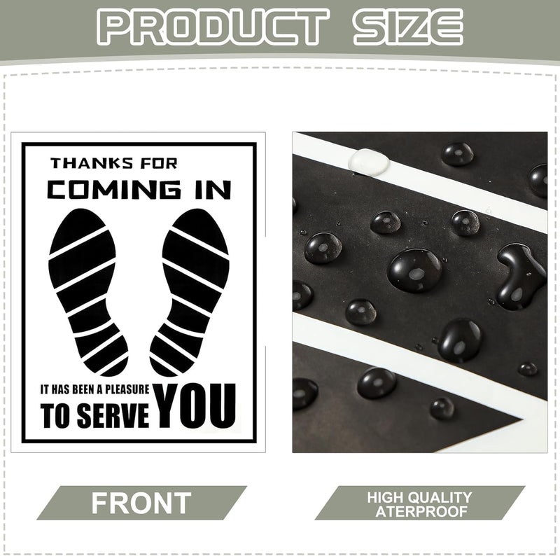 50 Pcs Waterproof Paper Car Floor Mats - Disposable Automotive Foot Mats, 20 x 30cm - Image 2