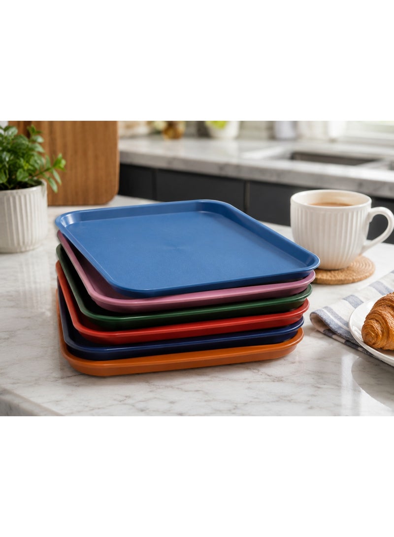 favilla Multi-colored plastic serving tray - 37 x 26 cm - 612 - Image 2