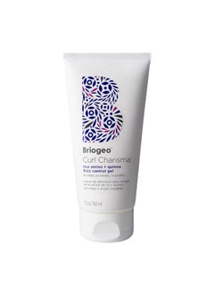 Briogeo Briogeo Curl Charisma Rice Amino + Quinoa Frizz Control Gel, Curl Defining Styler for Wavy, Curly and Coily Hair Textures,Medium Hold, Frizz Control, Vegan, Cruelty-Free, 5.5 oz  - Image 1