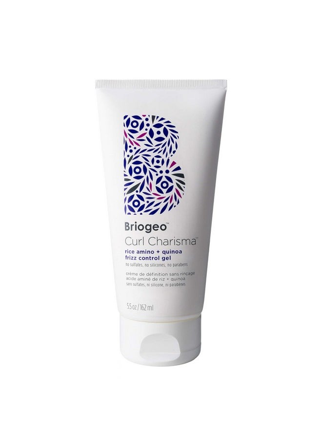 Briogeo - Briogeo Curl Charisma Rice Amino + Quinoa Frizz Control Gel, Curl Defining Styler for Wavy, Curly and Coily Hair Textures,Medium Hold, Frizz Control, Vegan, Cruelty-Free, 5.5 oz - Image 1