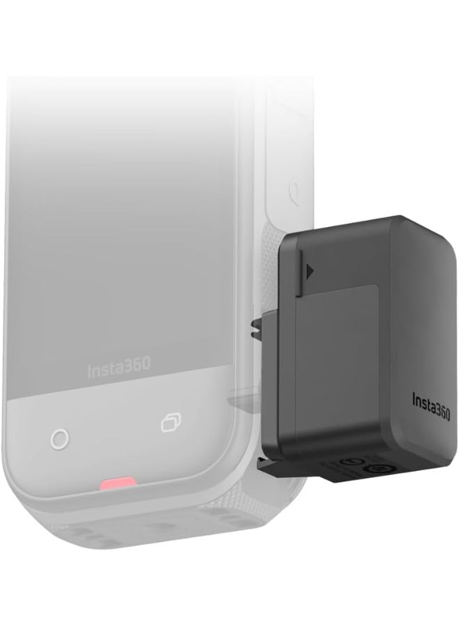 Insta360 X5 / X4 Quick Reader, Plug-and-Play Standalone File Transfer and Storage Module for X5 Camera, Edit and Transfer w/out WiFi, Works with iOS & Android, Lightning MFi or USB-C Connection