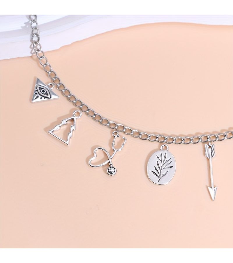 18pcs Zinc Alloy Arrow Pendants Metal Jewelry Making Kit For DIY Necklace Earrings - Image 5