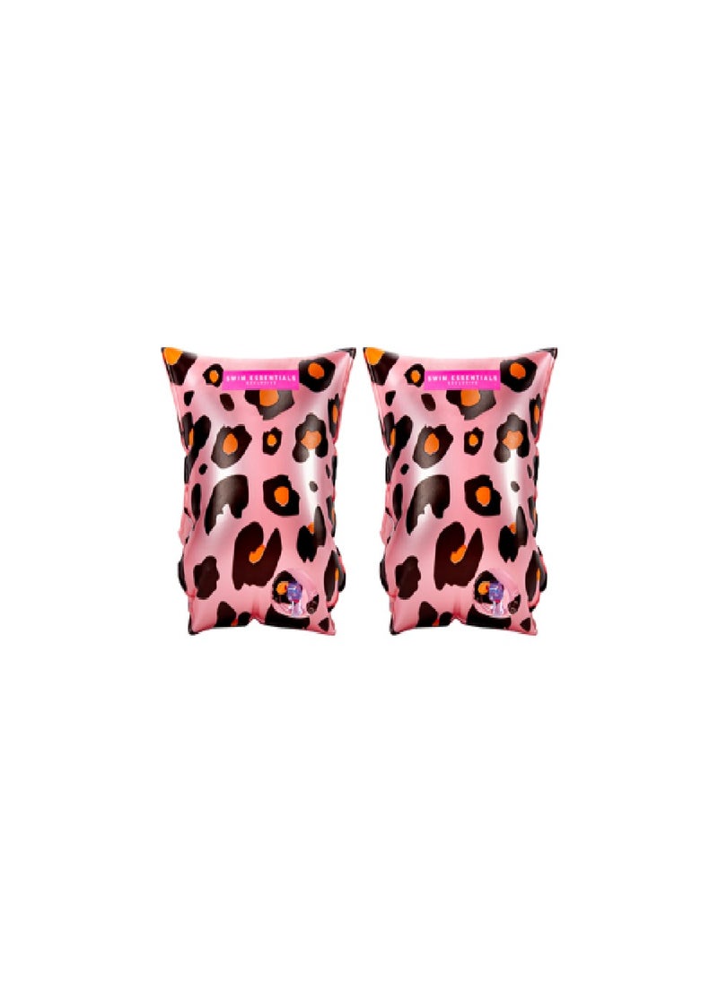 Swim Essentials  Rose Gold Leopard - Inflatable Swimming Armbands, Suitable for Age 0-2 years - Image 2
