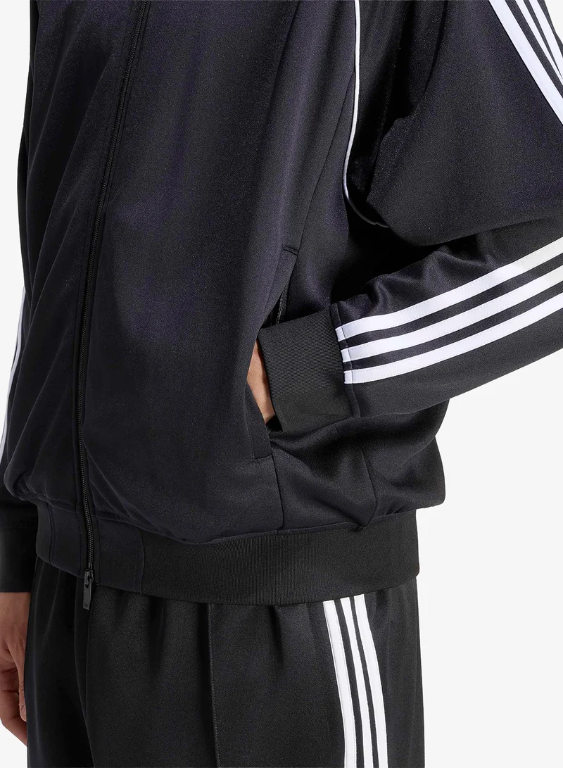 Adidas Originals BLACK Superstar Adicolor Twill Track Top for Men | Best Price UAE