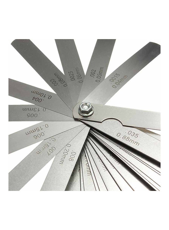 32 Blades Feeler Gauge Measuring Tool Silver - Image 3