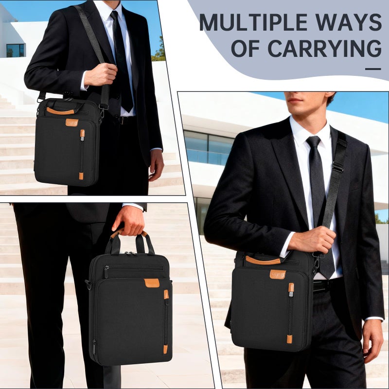 TORIBIO 9-11 Inch Tablet Sleeve Bag, Padded Protective Travel Carrying Case for iPad A16 2025, iPad Air 11 inch M3 M2, iPad Pro M5/M4 11 inch, iPad 10/9/8/7th, Galaxy Tab A9+/S9/S8 11" - Image 2