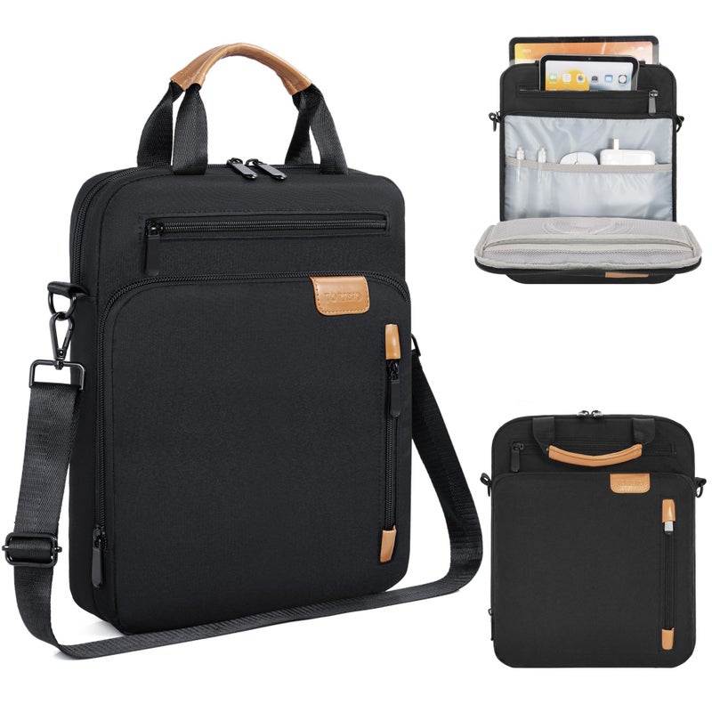 TORIBIO 9-11 Inch Tablet Sleeve Bag, Padded Protective Travel Carrying Case for iPad A16 2025, iPad Air 11 inch M3 M2, iPad Pro M5/M4 11 inch, iPad 10/9/8/7th, Galaxy Tab A9+/S9/S8 11" - Image 1