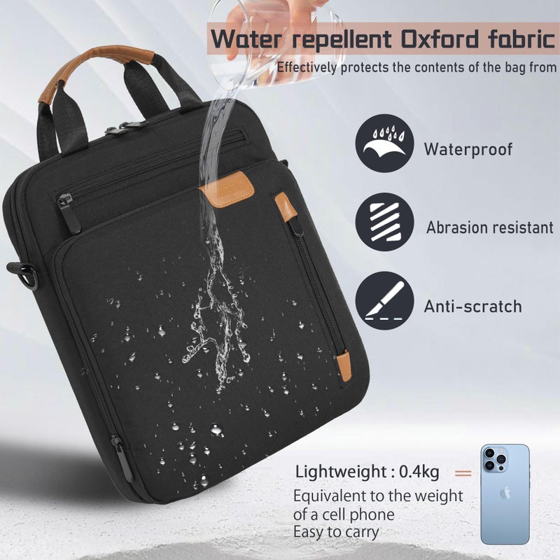 TORIBIO 9-11 Inch Tablet Sleeve Bag, Padded Protective Travel Carrying Case for iPad A16 2025, iPad Air 11 inch M3 M2, iPad Pro M5/M4 11 inch, iPad 10/9/8/7th, Galaxy Tab A9+/S9/S8 11" - Image 4