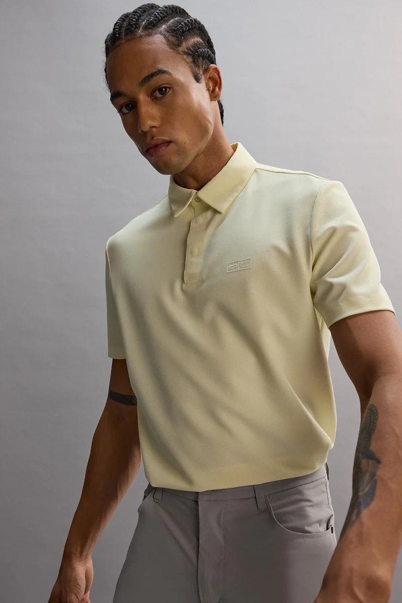 Defacto  DeFactoFit Standard Fit Basic Sports Polo Shirt for Men | Best Price UAE