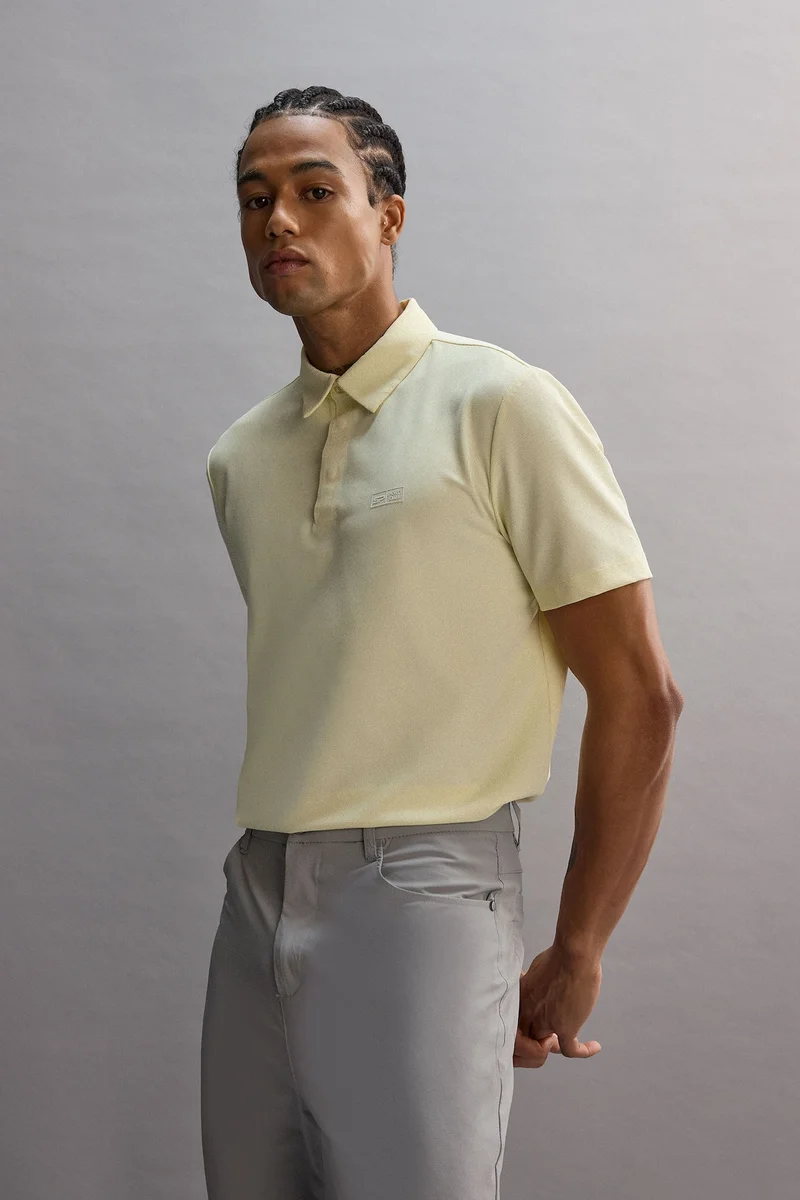 DeFactoFit Standard Fit Basic Sports Polo Shirt