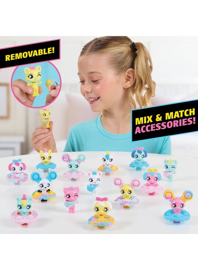 WowWee Fashion Fidgets Collectible Pet Fidget Dolls Sensory Toy Pop It Dolls (2 Pack) - Image 3