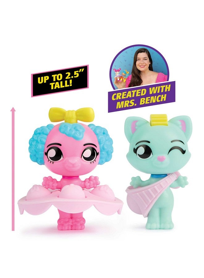 WowWee Fashion Fidgets Collectible Pet Fidget Dolls Sensory Toy Pop It Dolls (2 Pack) - Image 4