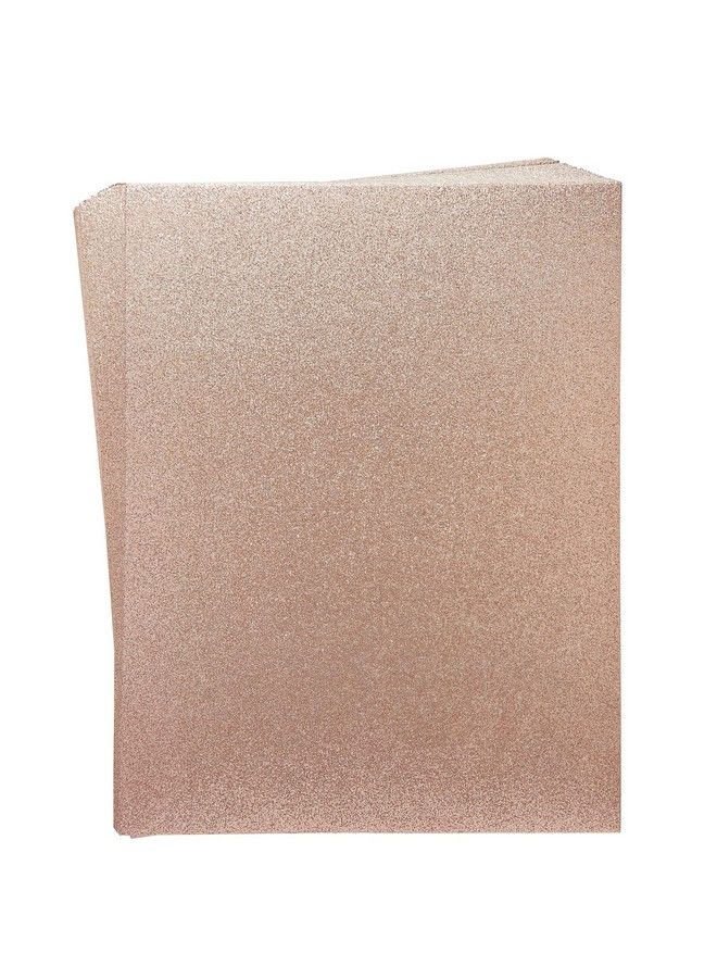 Bright Creations 30 Sheets Rose Gold Glitter Cardstock Paper For Diy Crafts Card Making Invitations Double Sided 300Gsm (8.5 X 11 In) - Image 2