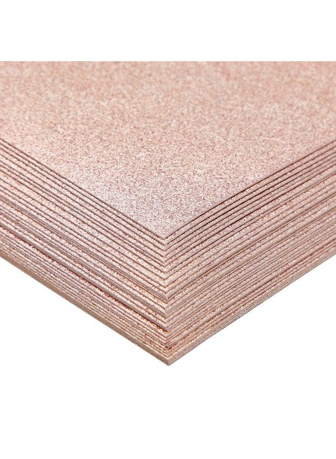 Bright Creations 30 Sheets Rose Gold Glitter Cardstock Paper For Diy Crafts Card Making Invitations Double Sided 300Gsm (8.5 X 11 In) - Image 5