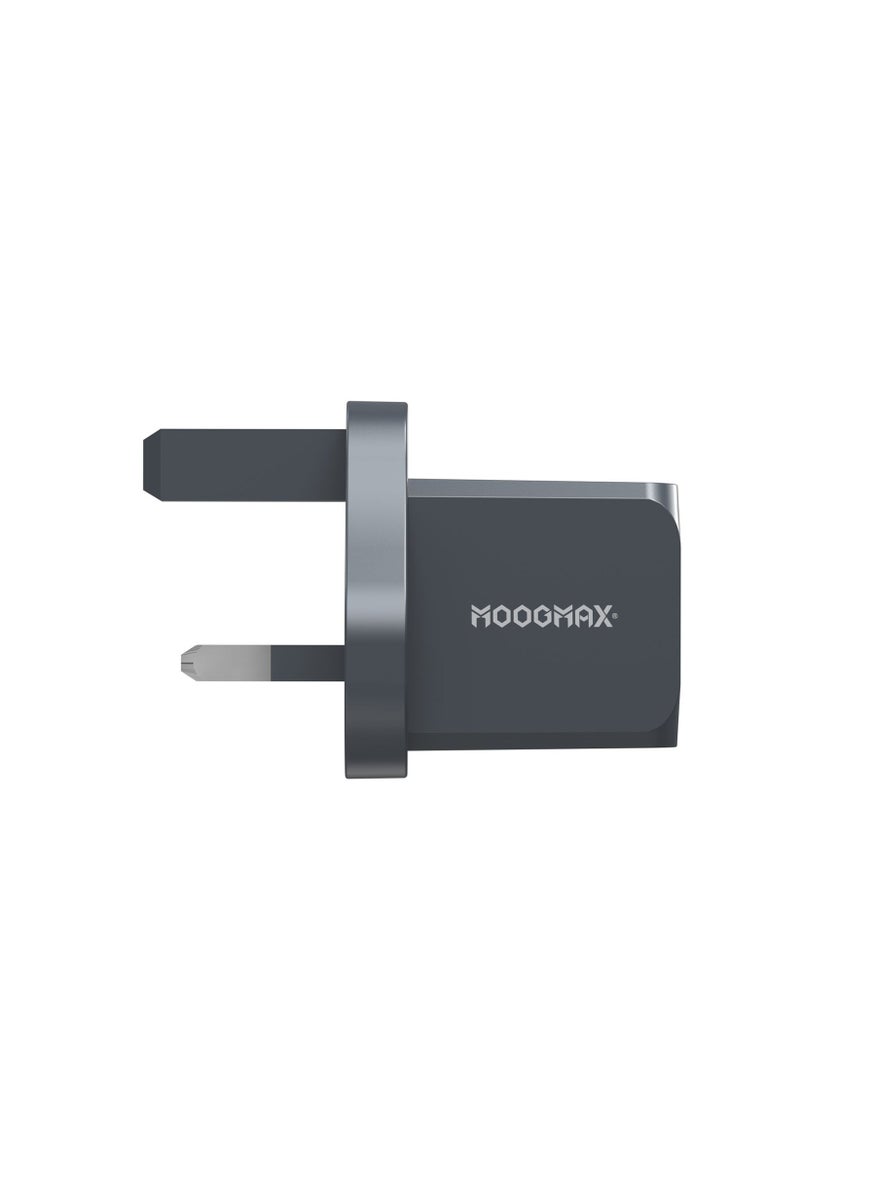 MOOGMAX FB03UWE 20W Power Adapter Grey  - Image 2