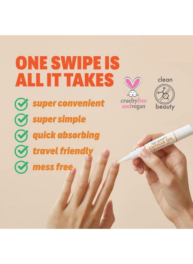 Handmade Heroes 8% Colloidal Oat Cuticle Oil Pen Repair Nourish Moisturize And Rejuvenate Nail 100% Natural And Clean Formulation For Cuticle Repair To Grow Nails Fast - Image 3