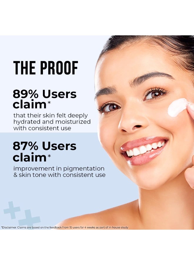 Dr. Sheth's Kesar & Kojic Acid Moisturizing Cream | For Normal to Combination Skin | Reduces Pigmentation | 48hr Deep Hydration | Formulated with NMFs | Non Sticky | For Men & Women | 100g - Image 4