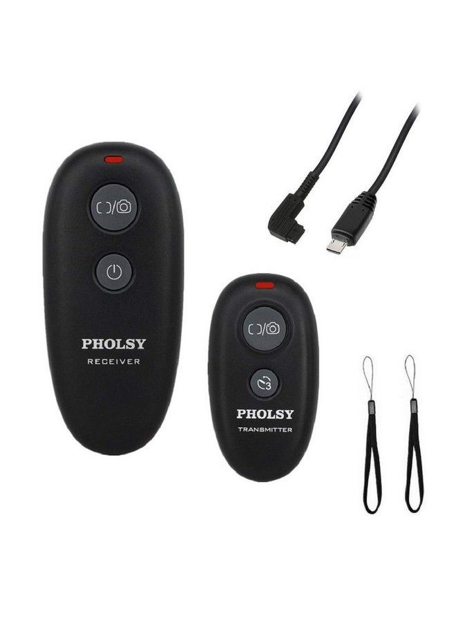 PHOLSY - Wireless Shutter Release Remote Control For Sony A1 A9 9M2 A7M4 A7M3 A7Rm2 A7Rm3 A7Rm4 A3500 A6600 A6500 A6400 A6100 Rx100M4 Rx100M6 Rx100M7 Rx10M4 Hx99 A68 A77 A350 - Image 1