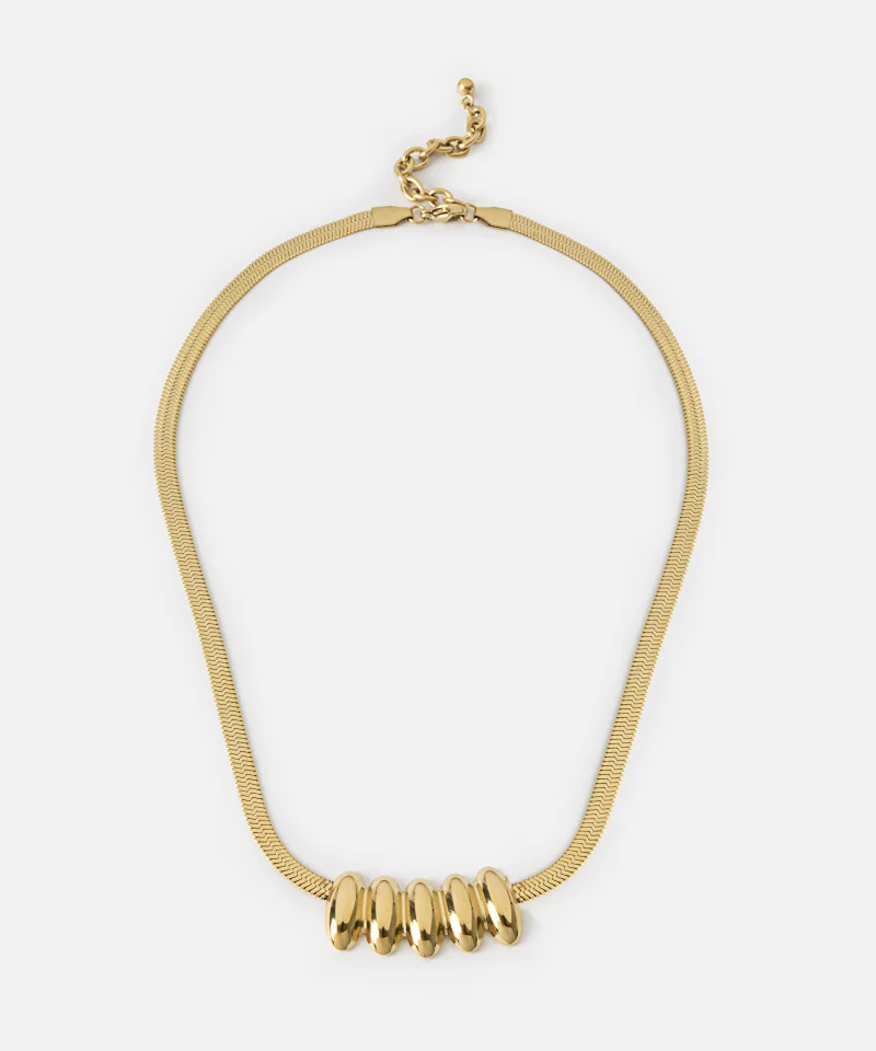 Ipekyol Textured Stainless Steel Necklace