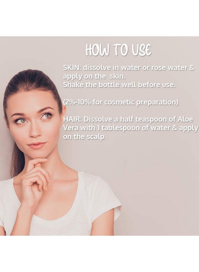 Hollywood Secrets Pure 85% Aloe Vera Liquid Botanical Extract Skin Whitening Hair Growth Oily Skin 100Ml - Image 3