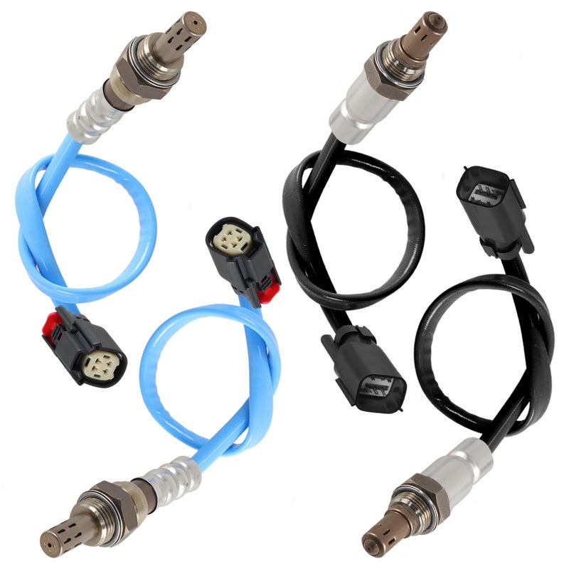 EVRBUL 4PCS O2 Oxygen Sensors Upstream Downstream Compatible with Ford F150 Mustang Edge Explorer Escape Fusion Lincoln MKZ MKX MKT MKS Replace 2345038 2344490