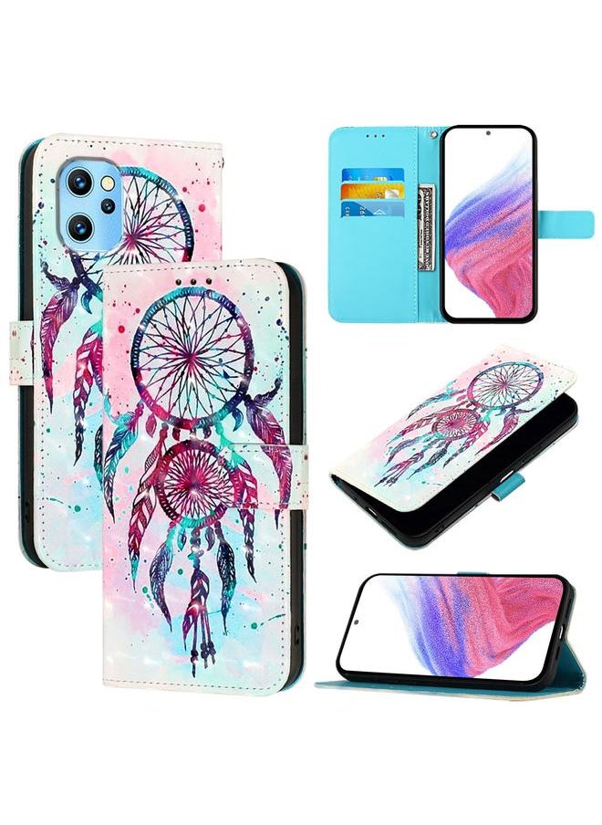 erorex - For UMIDIGI Power 7 Max 3D Painting Horizontal Flip Leather Phone Case(Color Drop Wind Chimes) - Image 1