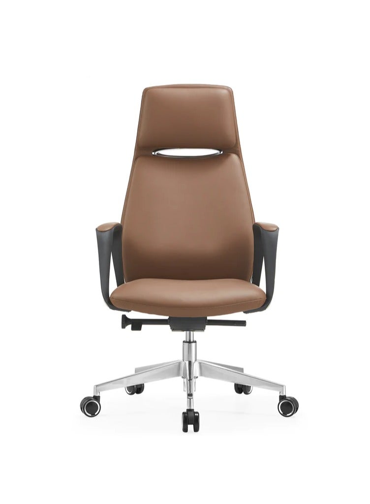 Multiwood High Back Premium Leather Executive Office Chair - Ergonomic Design  - Image 4