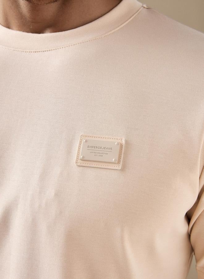 Emperor Applique Detail Crew Neck T-shirt - Image 4