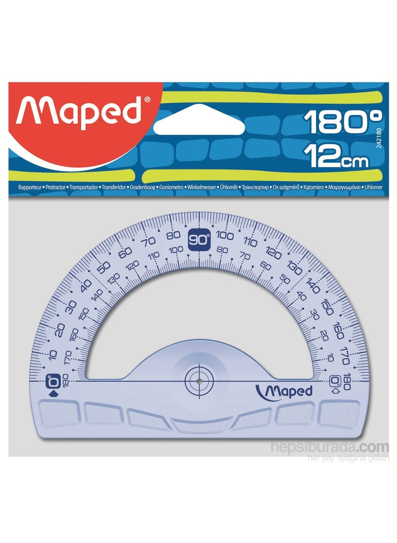 Maped 242180 12 cm Geometric Angle Meter 180° 