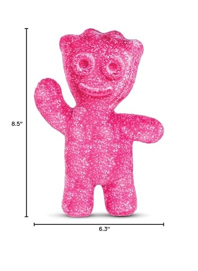 iscream iscream Sour Patch Kids Embossed 8.5"" x 6.25"" Candy Character Mini Pillow  Pink  - Image 4
