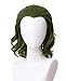 Mersi Wig for Mens Green Wigs for Men Costume Wig Short Wavy Hair Wig for Costume Halloween Party S088GR - Image 2