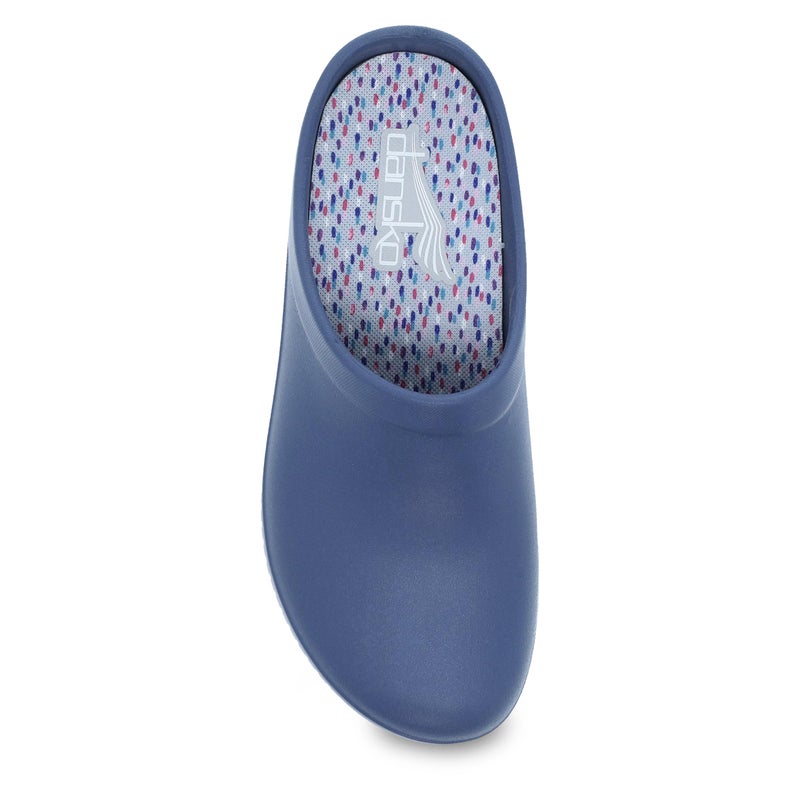 Dansko Women's Kaci Occupational Mule Clog - Lightweight and Slip Resistant Made with Bio-Based EVA for Long-Lasting Wear - Great for Healthcare, Food Service, Landscaping Blue 6.5-7 M US - Image 2