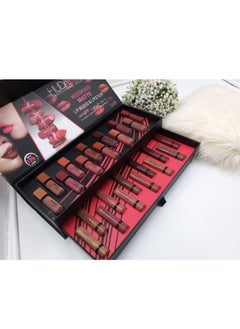 24 Piece Gloss & Lipstick Set Multicolour