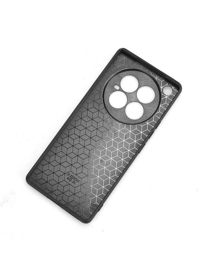 زبون جراب لهاتف Infinix Zero 40 4G غطاء خلفي بخياطة بنمط بقرة - Image 4