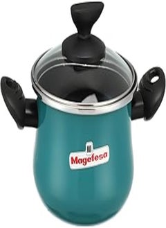 Vitrinor Vitrinor Cooking Pot 16cm- Country - Turquaz - Enameled Steel vitrified at 820ºC Energy efficient. 